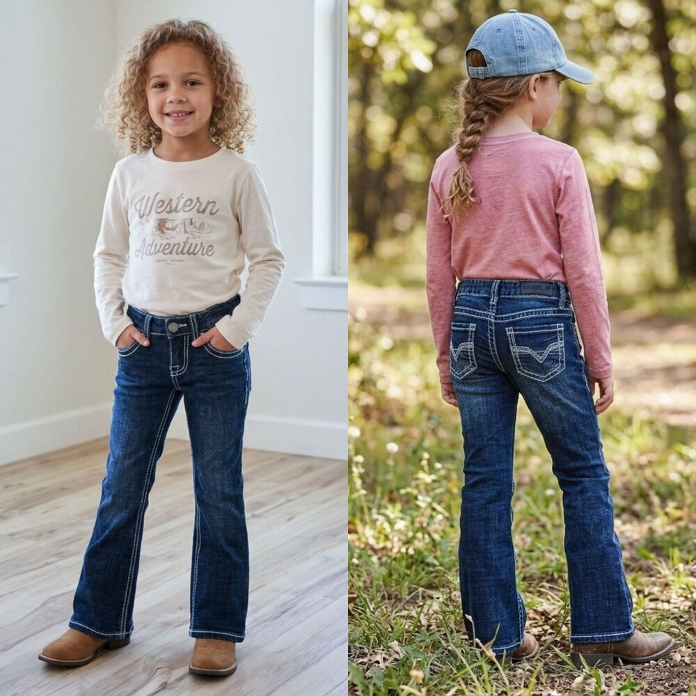 Rock & Roll Cowgirl Girls Bootcut Jeans Size 6